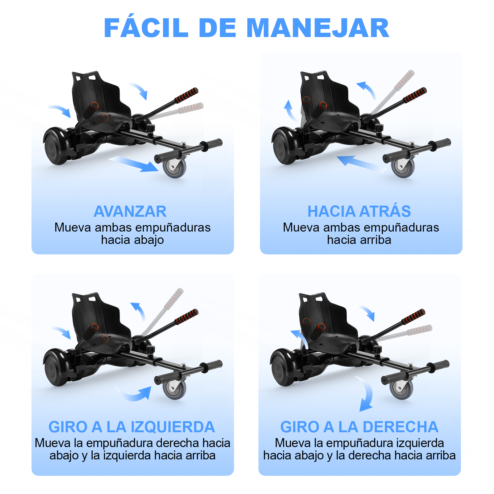 Foto 7 pulgar | Hoverboard Eléctrico Infantil Z1 Max Azul