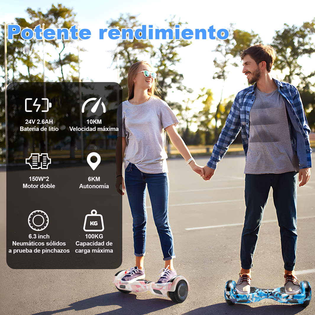Foto 7 | Hoverboard Eléctrico Infantil Z1 Max Azul