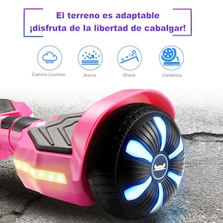 Foto 2 | Hoverboard Eléctrico Infantil Honey Whale K1 Fucsia