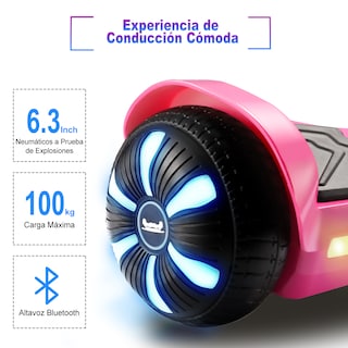 Foto 4 | Hoverboard Eléctrico Infantil Honey Whale K1 Fucsia