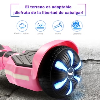 Foto 3 | Hoverboard Eléctrico Infantil Honey Whale K1 Rosa