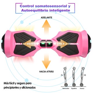 Foto 4 | Hoverboard Eléctrico Infantil Honey Whale K1 Rosa
