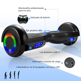 Foto 2 | Hoverboard Eléctrico Infantil Z1 Max Negro