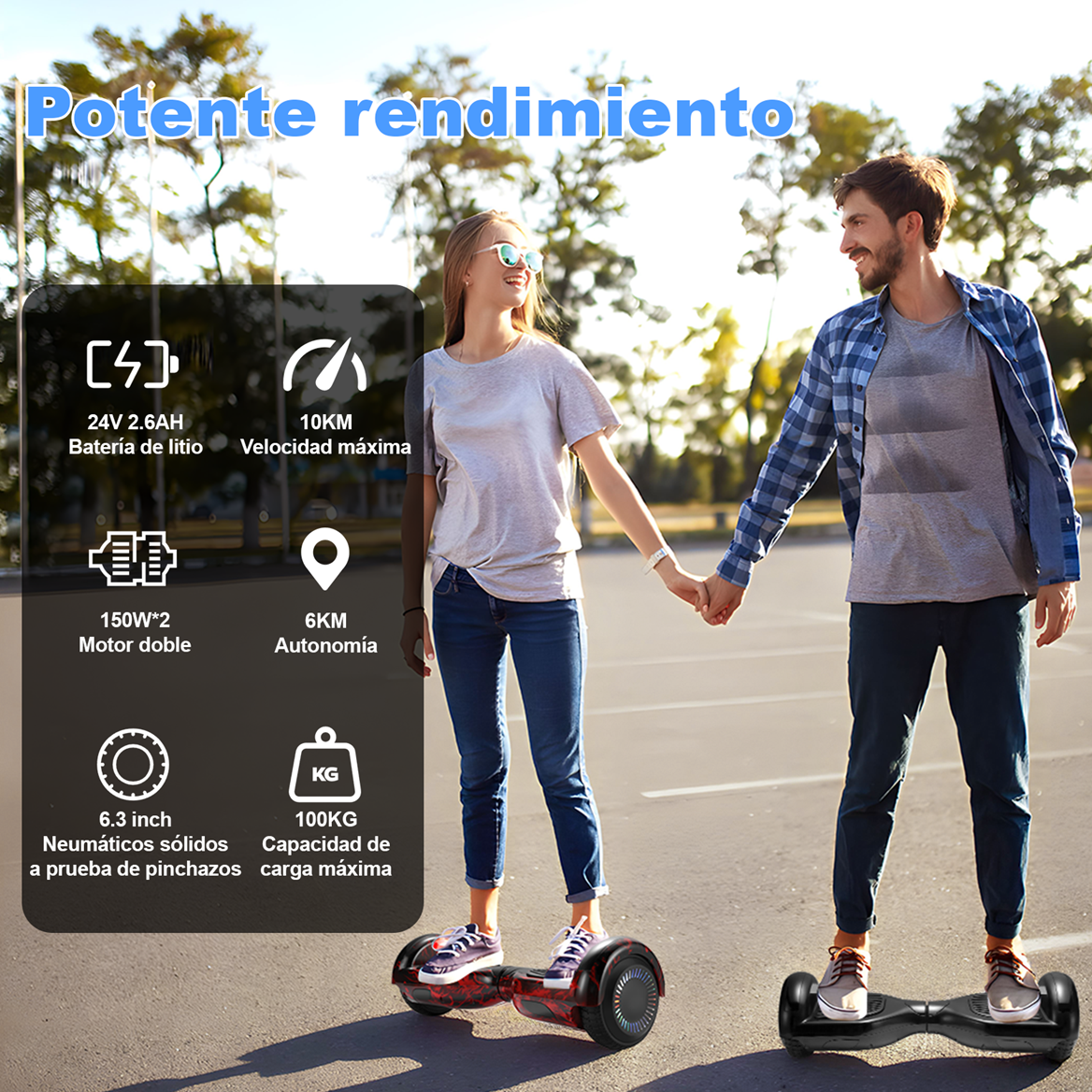 Foto 8 pulgar | Hoverboard Eléctrico Infantil Z1 Max Negro