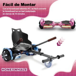 Foto 2 | Hoverboard Eléctrico Infantil Honey Whale K1-max Violeta