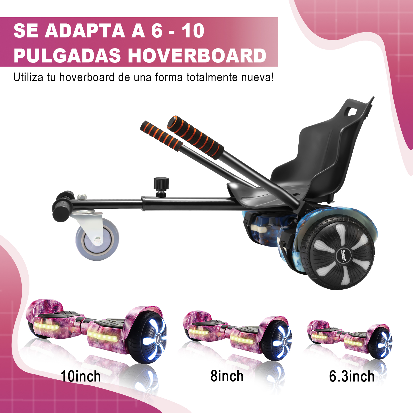 Foto 4 | Hoverboard Eléctrico Infantil Honey Whale K1-max Violeta