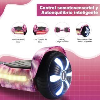 Foto 7 | Hoverboard Eléctrico Infantil Honey Whale K1-max Violeta