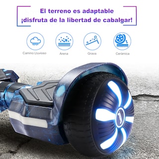 Foto 3 | Hoverboard Eléctrico Infantil Honey Whale K1 Azul Espacial