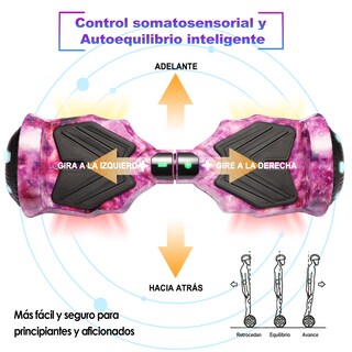 Foto 4 | Hoverboard Eléctrico Infantil Honey Whale K1 Violeta