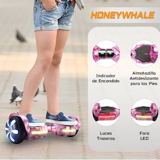 Foto 6 | Hoverboard Eléctrico Infantil Honey Whale K1 Violeta