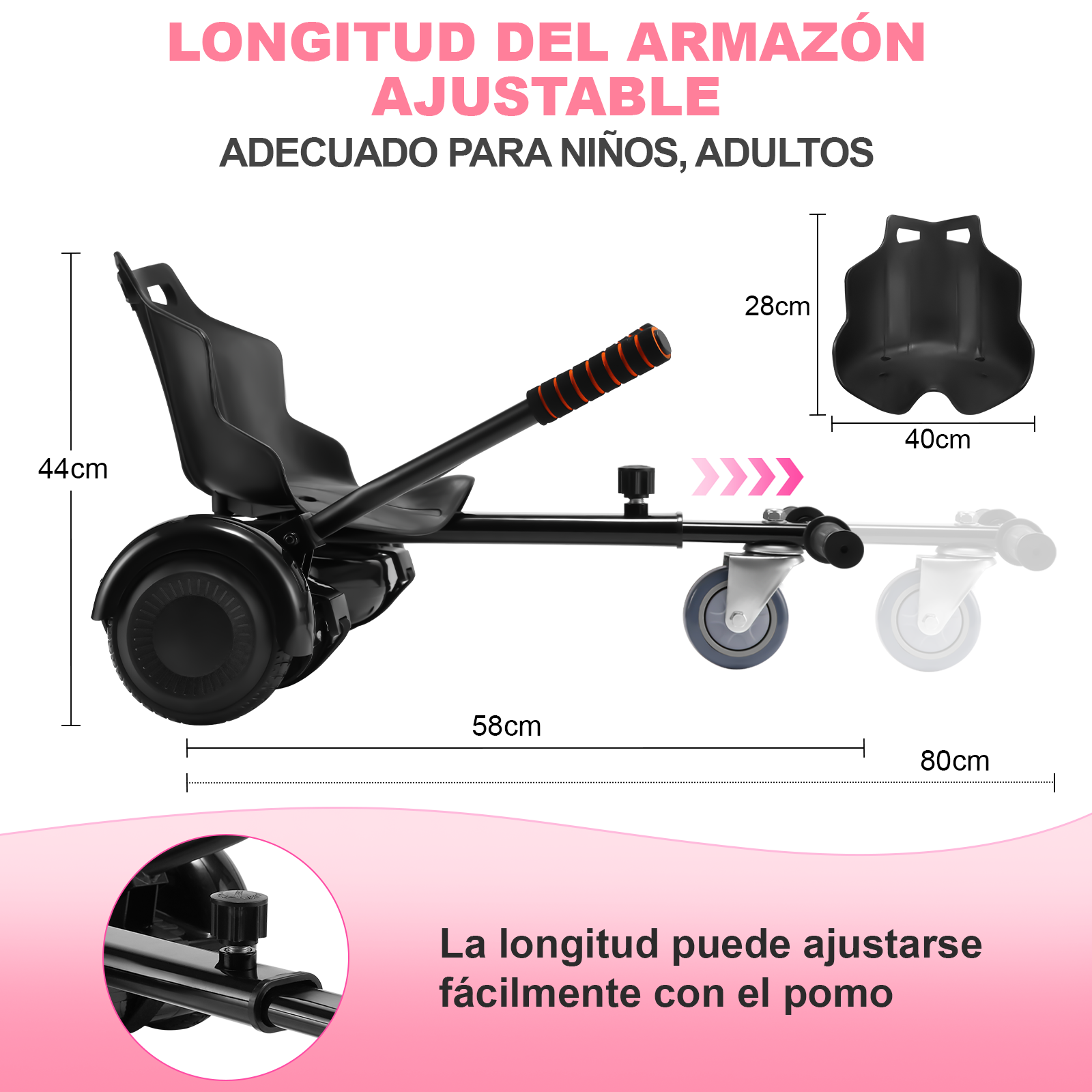 Foto 4 pulgar | Hoverboard Eléctrico Infantil Z1 Max  Rosa