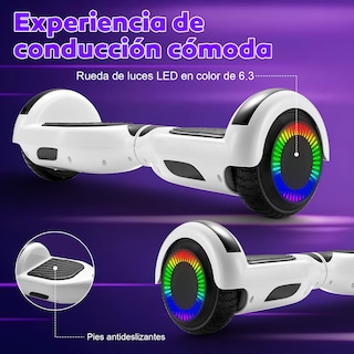 Foto 3 | Hoverboard Eléctrico Infantil Honey Whale Z1 Blanco