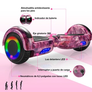 Foto 2 | Hoverboard Eléctrico Infantil Z1 Max Violeta