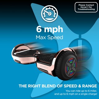 Foto 4 | Hoverboard Hover-1 Eléctrico Cromado Con Autoequilibrio A 6 Mph - Venta Internacional.