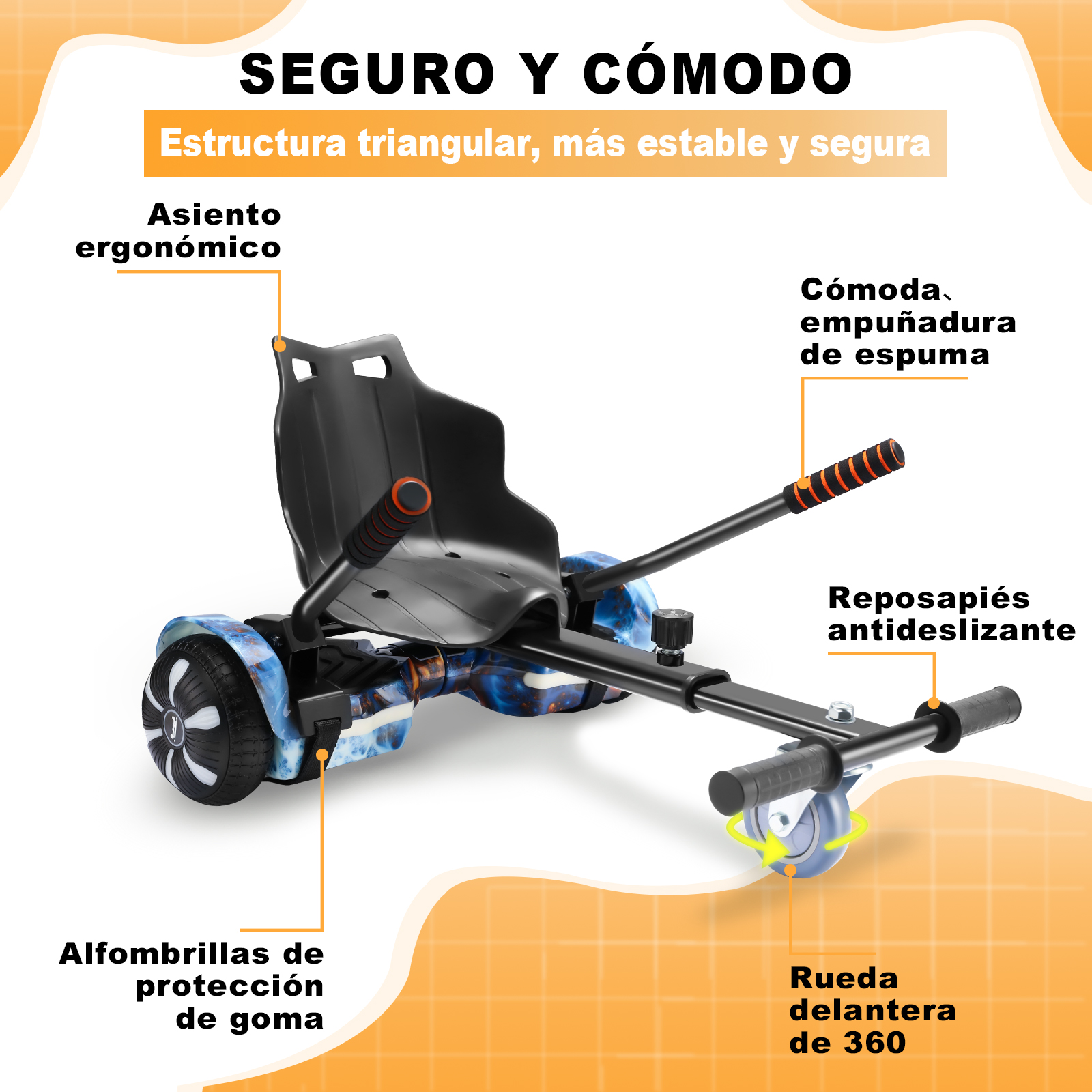 Foto 4 pulgar | Patinete Eléctrico Infantil Honey Whale K1-max Negro 10 km/h 6 km Autonomía 150 W