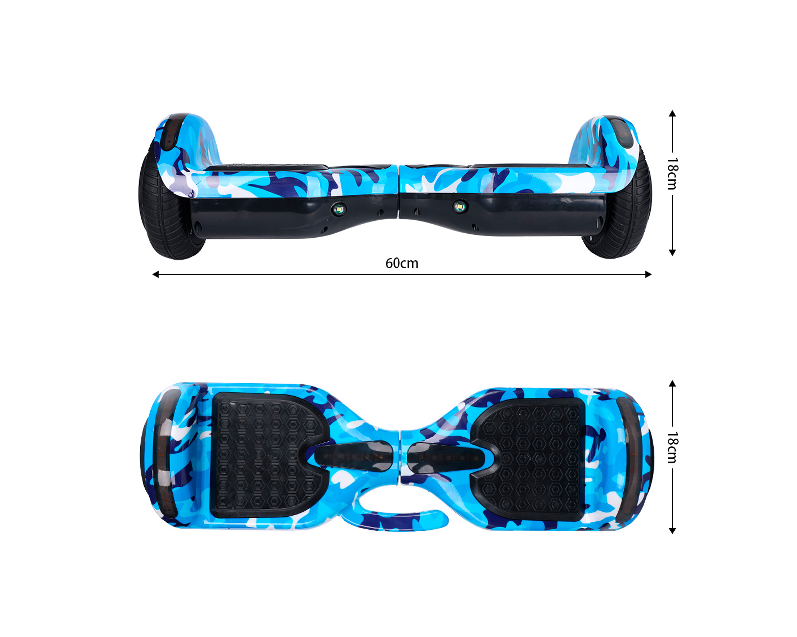 Foto 4 pulgar | Patineta Eléctrica Hoverboard 6.5'' Basitex