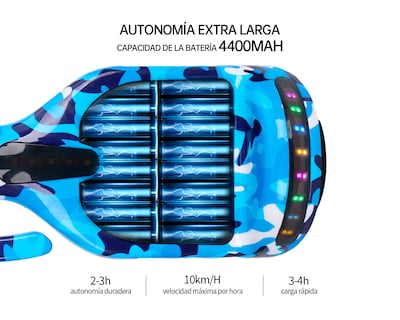 Foto 8 | Patineta Eléctrica Hoverboard 6.5'' Basitex