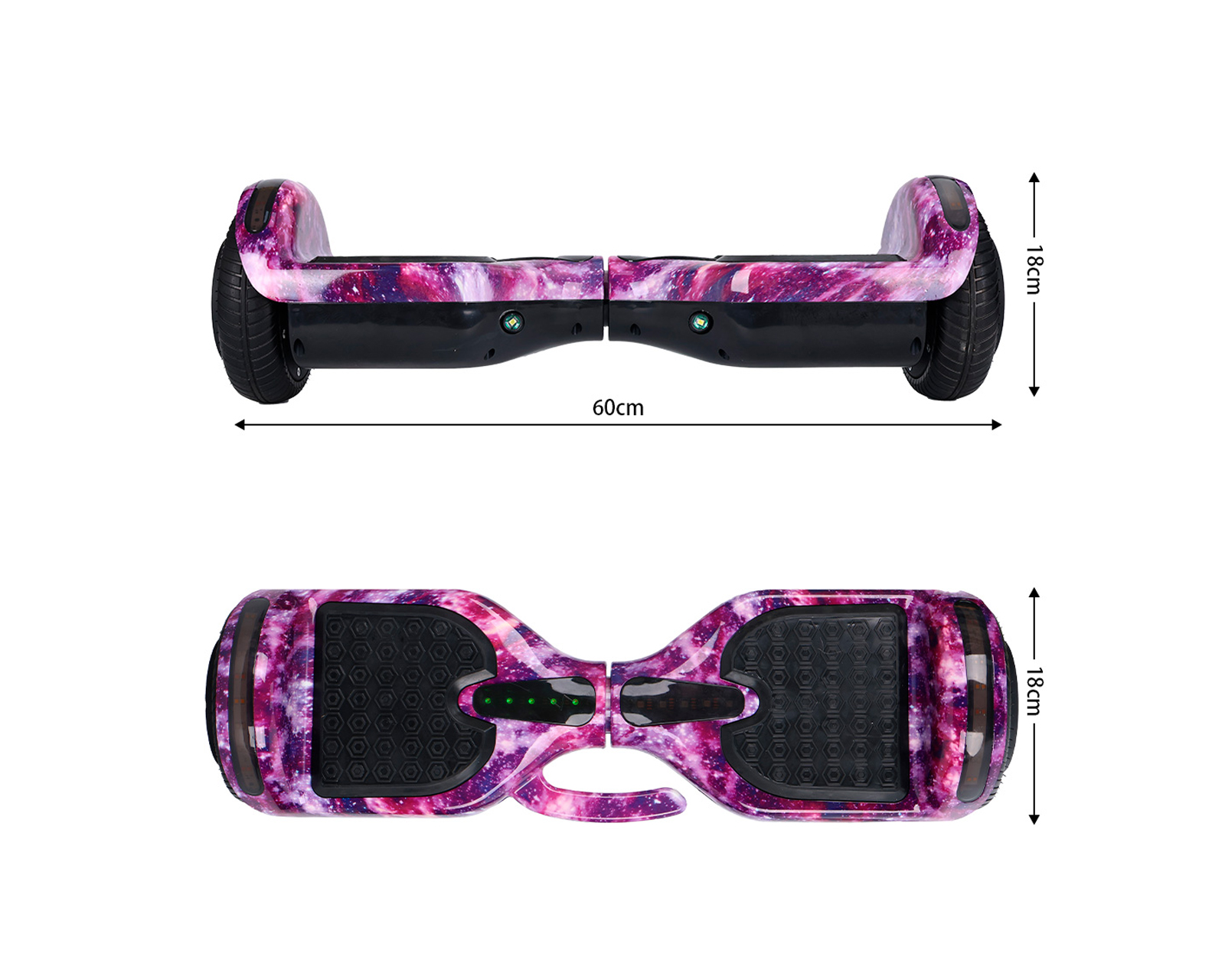 Foto 4 pulgar | Patineta Eléctrica Hoverboard 6.5'' Basitex