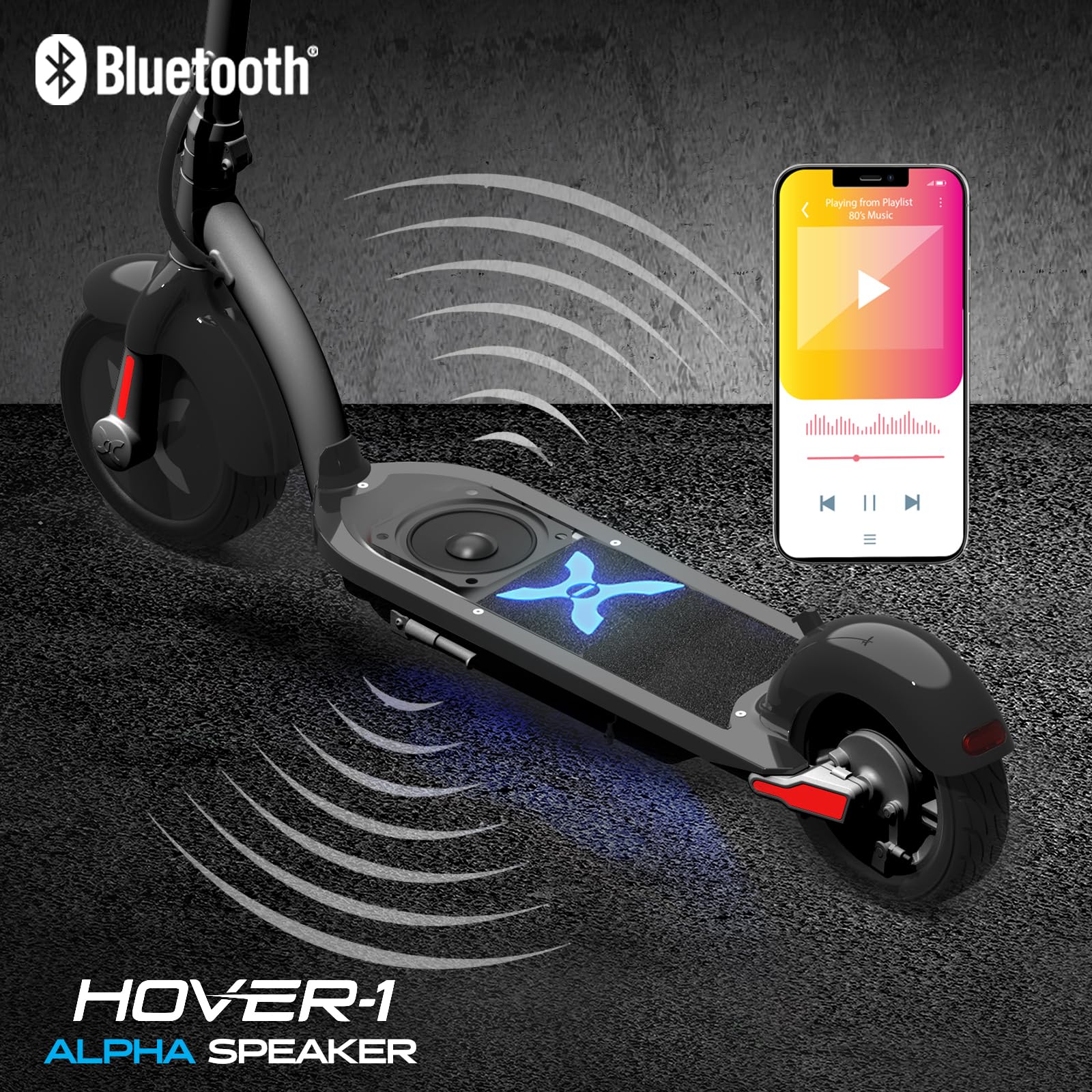Foto 6 | Patinete Eléctrico Hover-1 Alpha Plegable, 450 W, 45 Km/h De Velocidad - Venta Internacional.