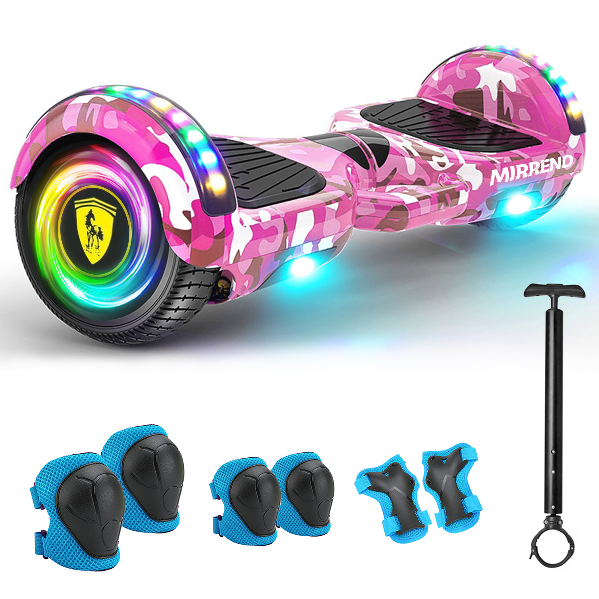 Foto 2 pulgar | Patinete Eléctrico Hoverboard Mirrend T1 Bluetooth 7 Pulgadas