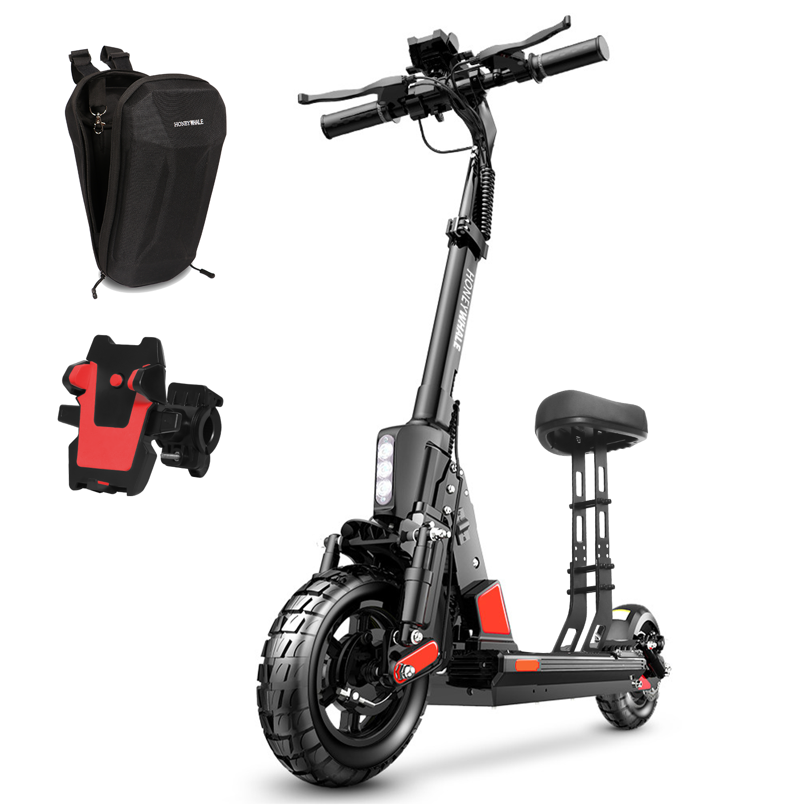 Scooter Eléctrico Honey Whale C1 Negro