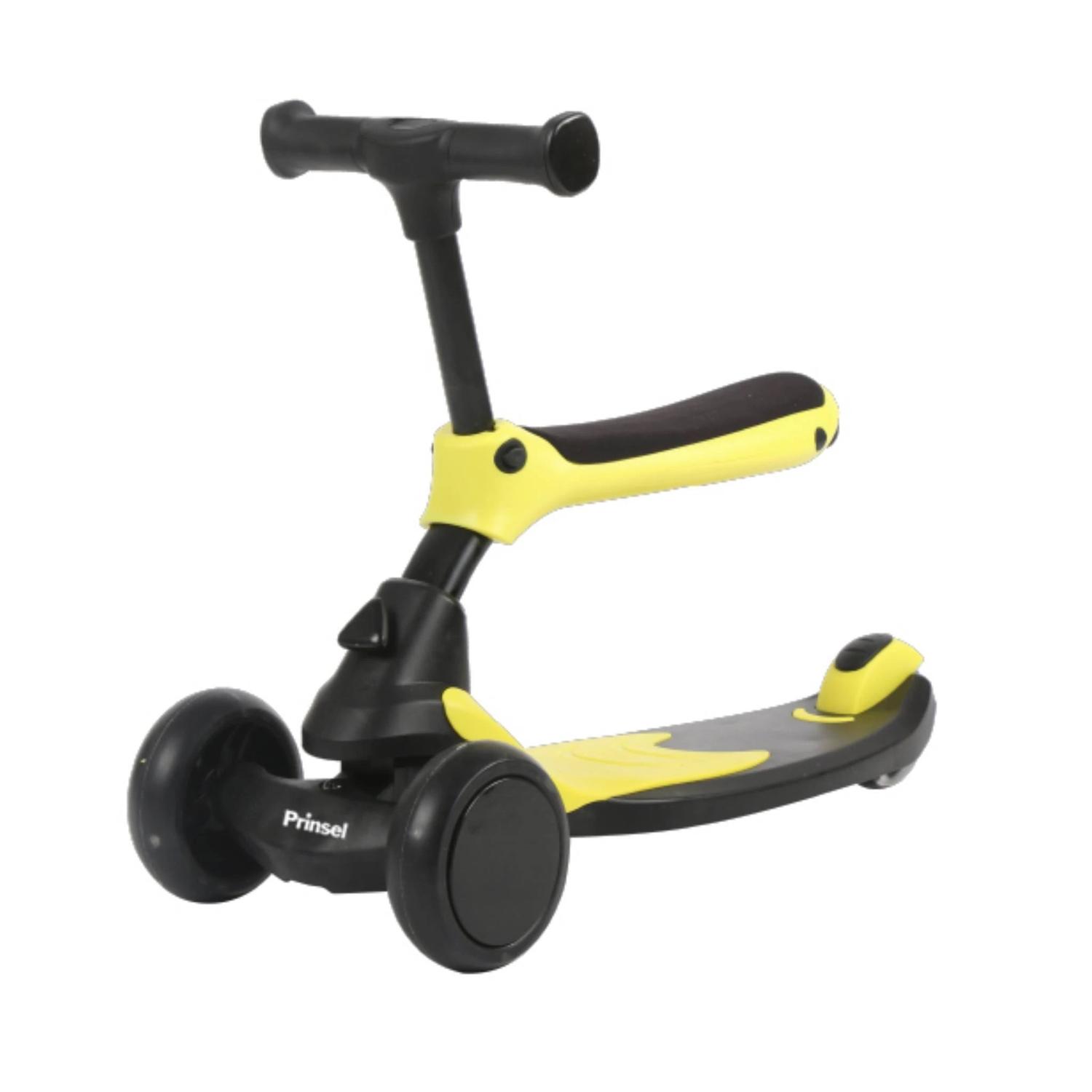 Patín Diablo Scooter Prinsel 1552 Ajustable color Amarillo