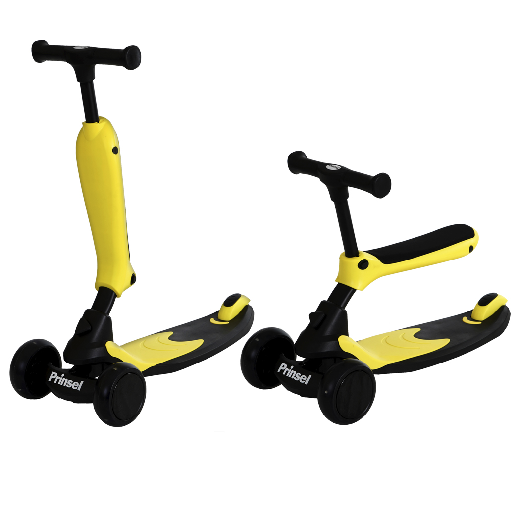 Foto 9 pulgar | Patín Diablo Scooter Prinsel 1552 Ajustable color Amarillo