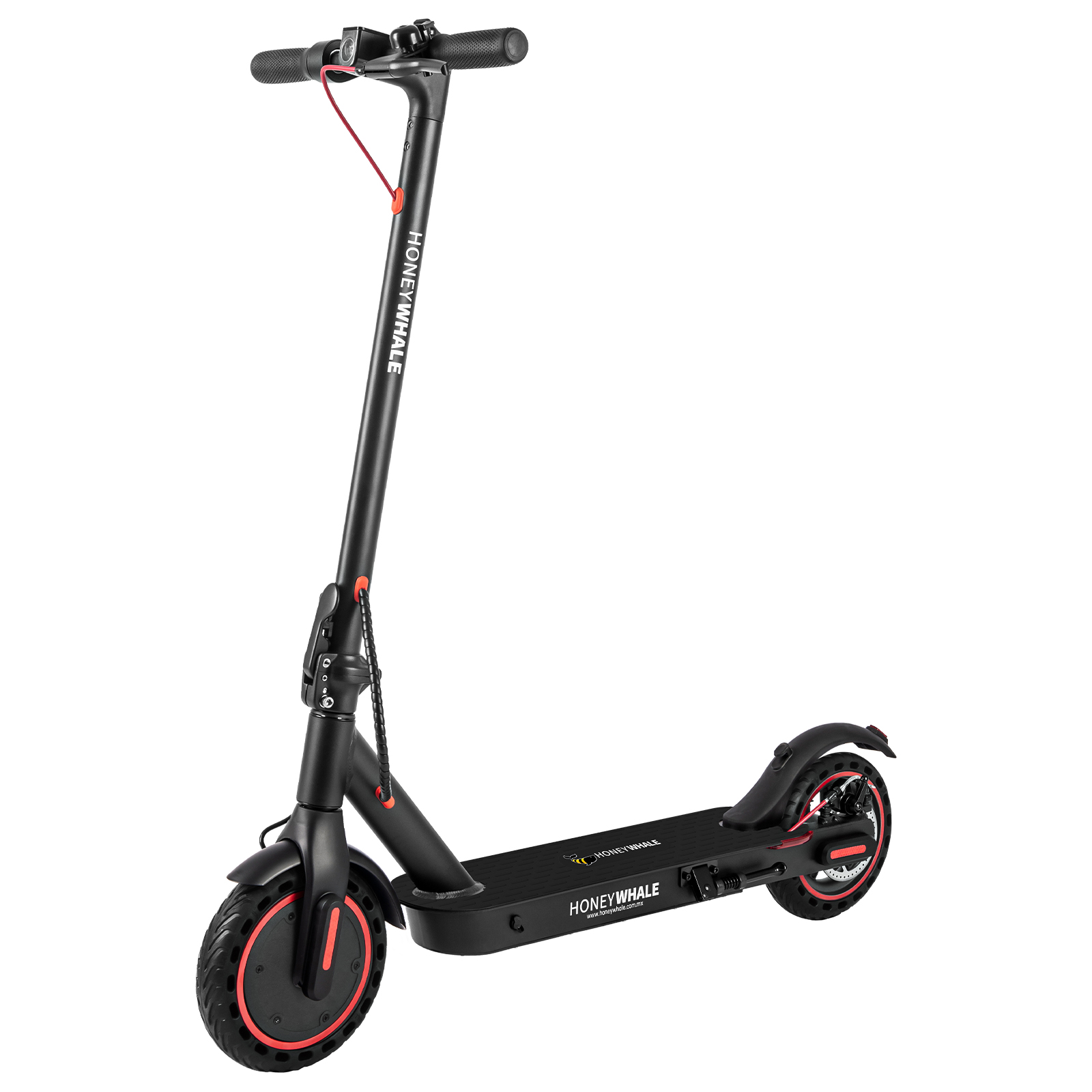 Scooter Eléctrico Honey Whale E9 Pro color Negro Plegable