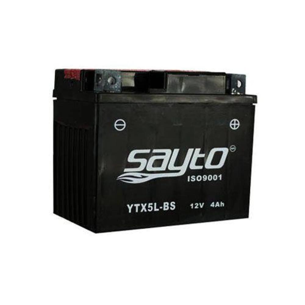 Batería para Motocicleta Sayto YTX5L-BS 12v 4ah