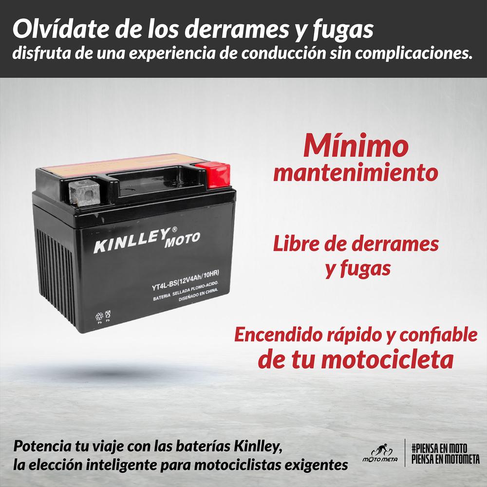 Foto 6 pulgar | Batería para Moto Kinlley Ytx9-bs con Activador