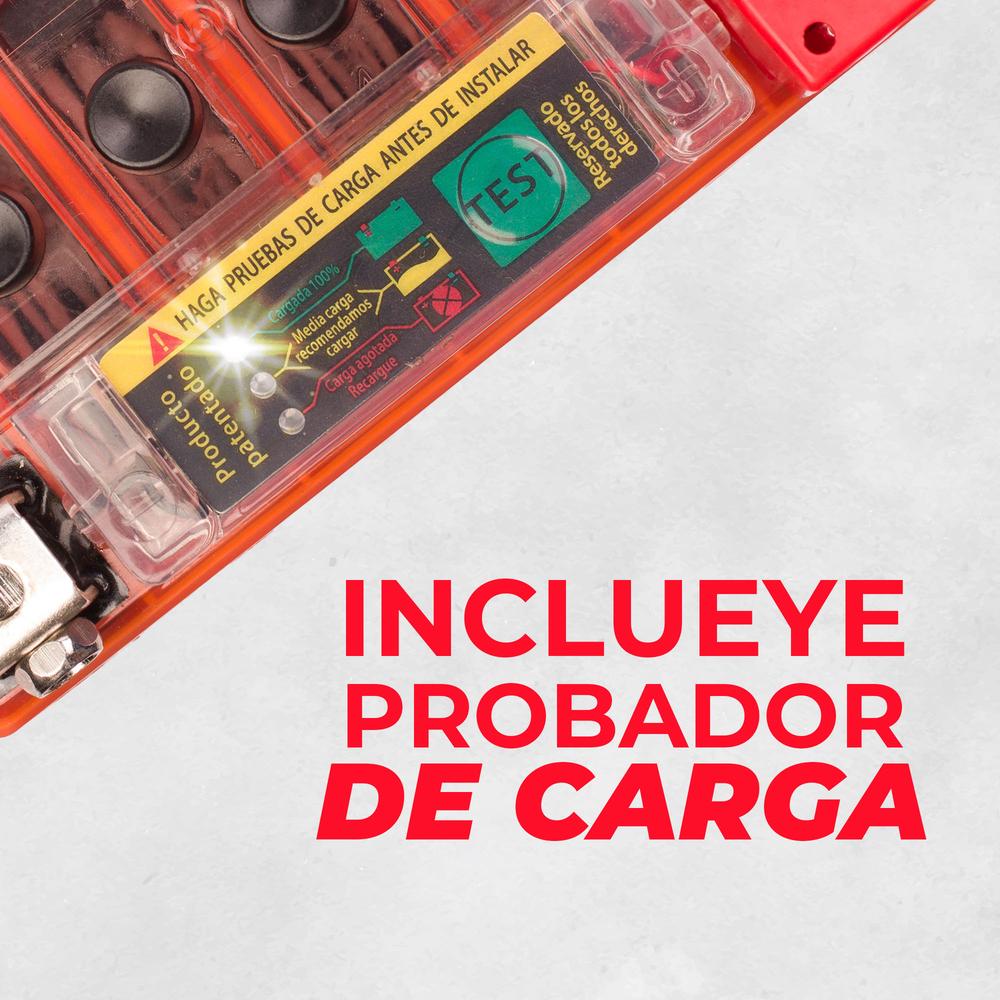 Foto 5 pulgar | Batería de Gel para Moto Kinlley 12N7-3B color Naranja 12v 5.5ah