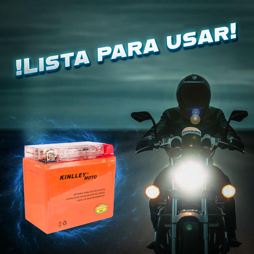 Foto 6 | Batería de Gel para Moto Kinlley 12N7-3B color Naranja 12v 5.5ah