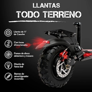 Foto 5 | Scooter Eléctrico Honey Whale H2 Doble Motor Todo Terreno