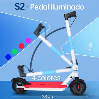 Foto 4 | Scooter Eléctrico Honey Whale S2 color Blanco Plegable