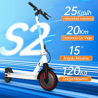 Foto 8 | Scooter Eléctrico Honey Whale S2 color Blanco Plegable