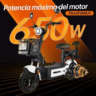 Foto 4 | Motobici Eléctrica Honey Whale U1S color Blanco