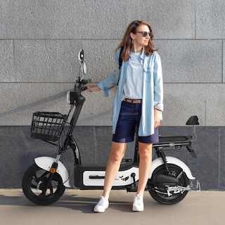 Foto 7 | Motobici Eléctrica Honey Whale U1S color Blanco