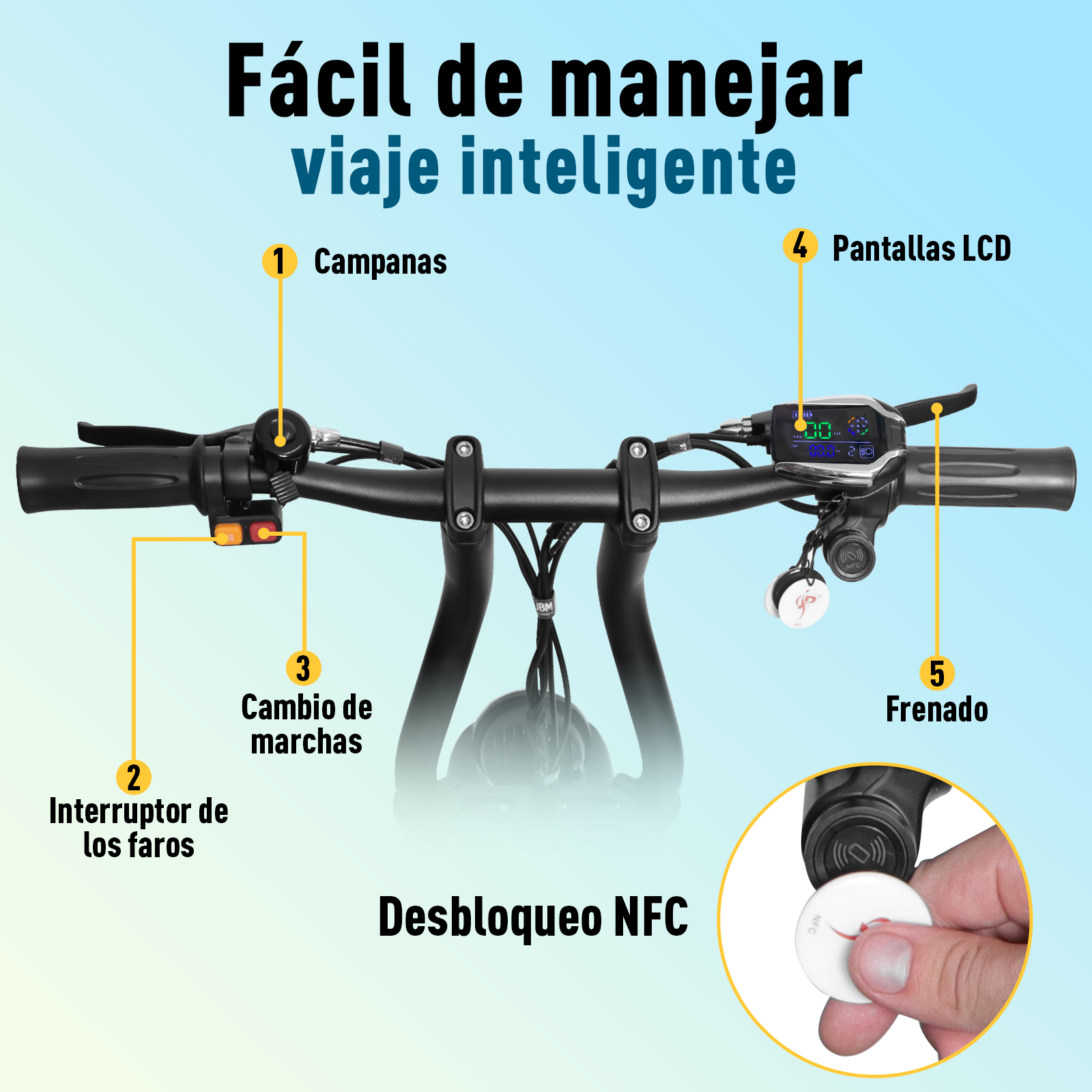 Foto 4 pulgar | Scooter Eléctrico Honey Whale H10 color Negro