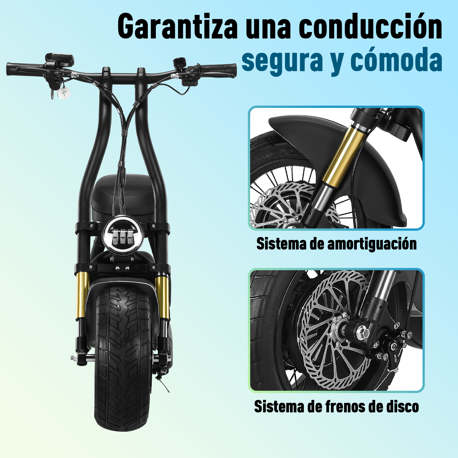 Foto 5 pulgar | Scooter Eléctrico Honey Whale H10 color Negro
