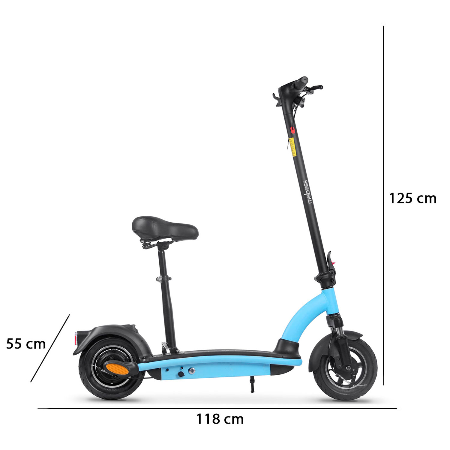 Foto 9 pulgar | Scooter Eléctrico Moboss Mbx4 Azul