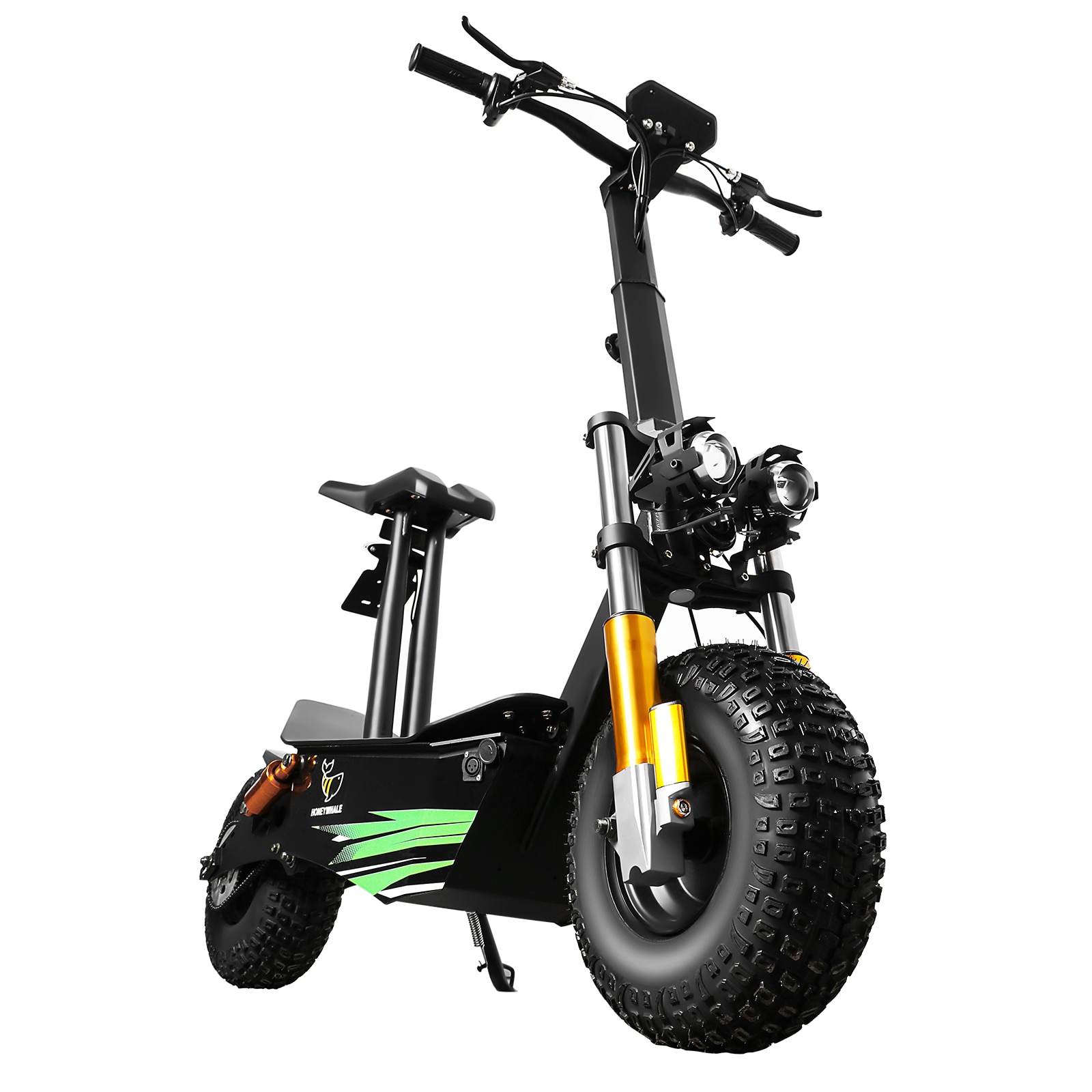 Scooter Eléctrico Honey Whale Discoverer color Negro $32,800