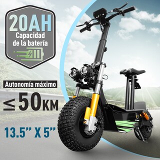 Foto 2 | Scooter Eléctrico Honey Whale Discoverer color Negro