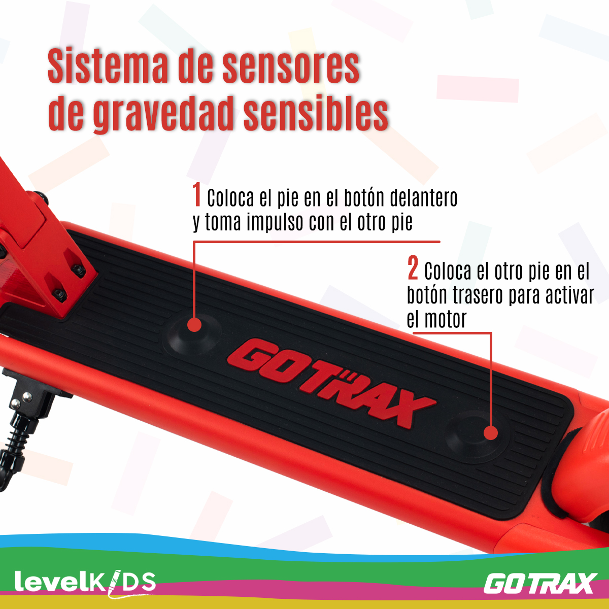 Foto 5 pulgar | Scooter Eléctrico Level Fitness Gotrax Gks 12 km/h 150W para Niños