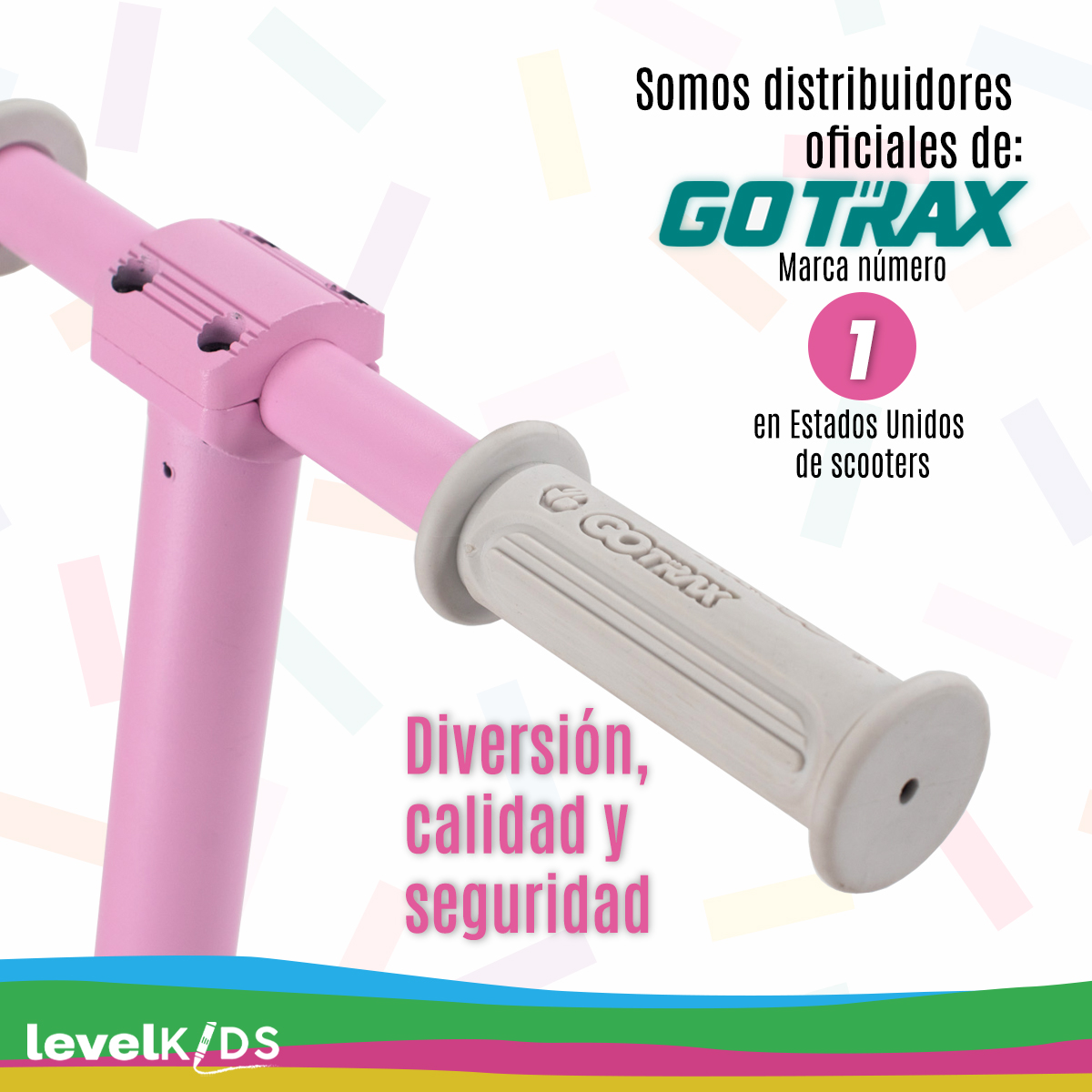 Foto 4 pulgar | Scooter Eléctrico LEVEL FITNESS Gotrax Gks 12 km/h 150W para Niños