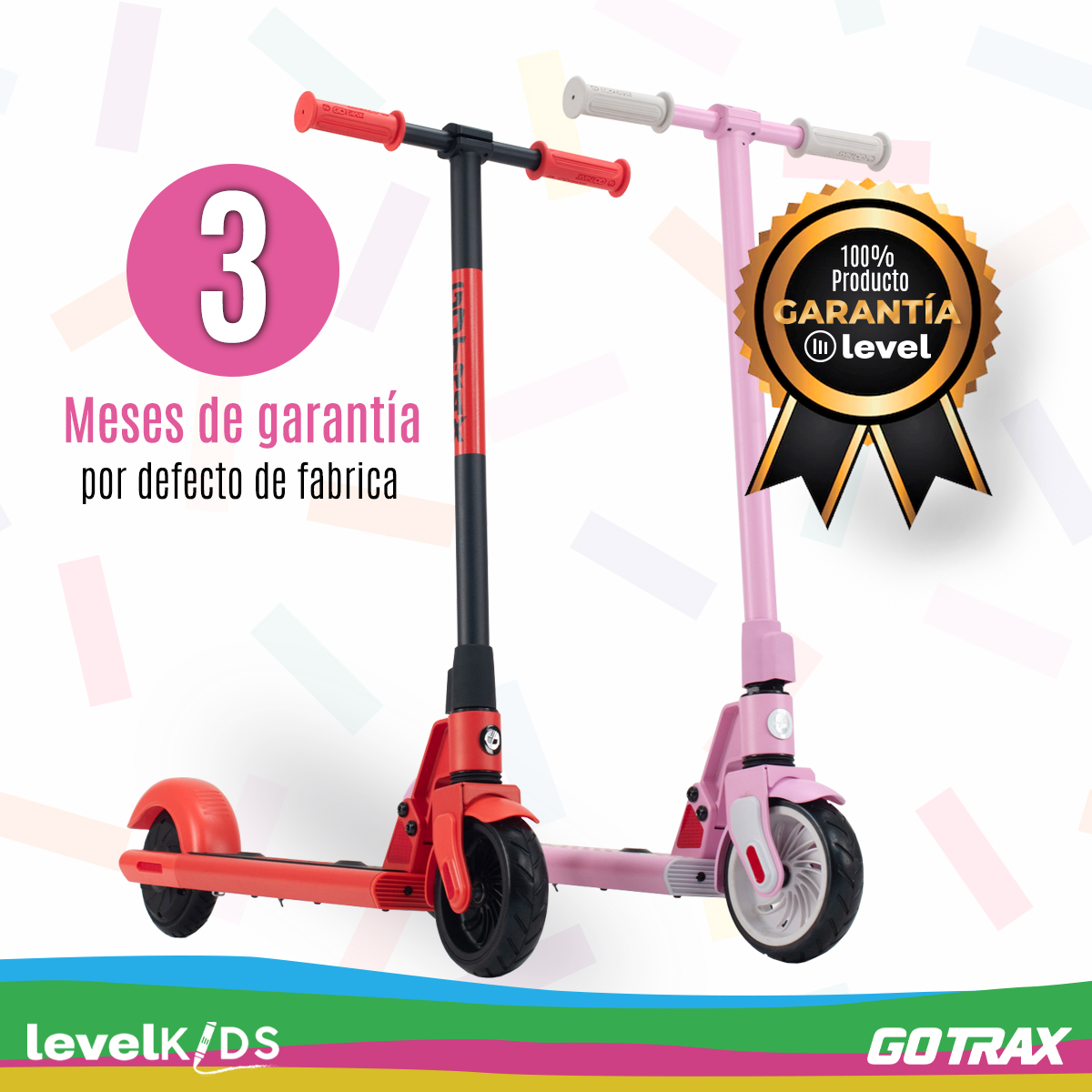 Foto 8 pulgar | Scooter Eléctrico LEVEL FITNESS Gotrax Gks 12 km/h 150W para Niños