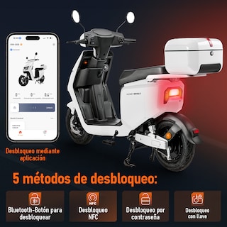 Foto 4 | Motobici Eléctrica Honey Whale I009 Blanco
