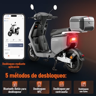 Foto 4 | Motobici Eléctrica Honey Whale I009 Gris
