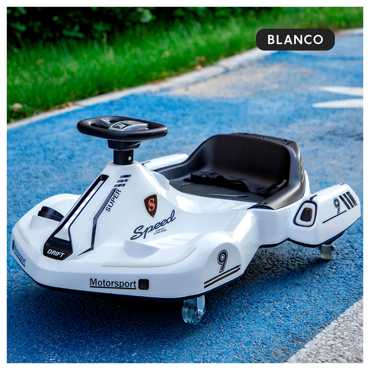 Foto 5 pulgar | Go Kart Eléctrico Infantil Honey Whale K1 Blanco