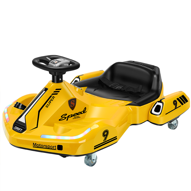 Go Kart Eléctrico Infantil Honey Whale K1 Amarillo