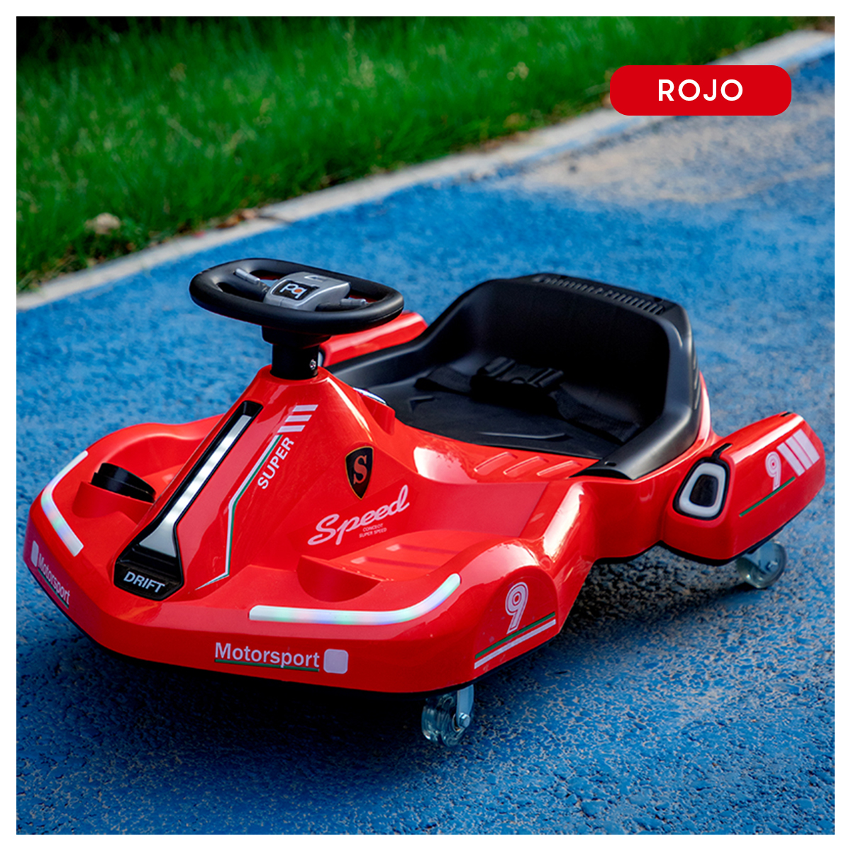 Foto 6 | Go Kart Eléctrico Infantil Honey Whale K1 Rojo